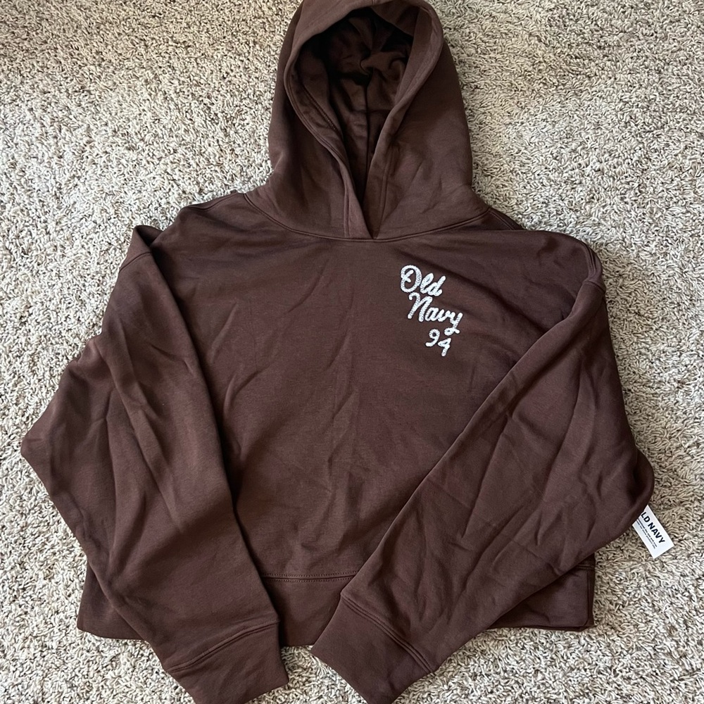 Women’s Old Navy Logo Pullover Hoodie - Large, New with tag